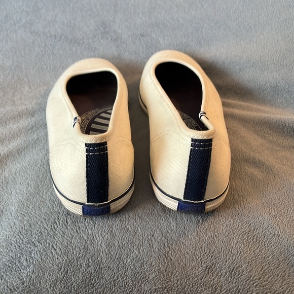 Keds Ballerina Style Sneakers Off White Size 8 - Picture 3 of 4